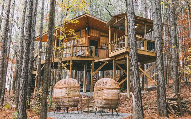 Treehouse Rentals In Alabama - Wanderlust Treehouse
