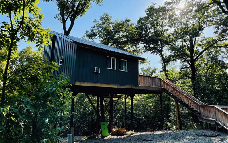 Treehouse Rentals In Oklahoma - Lost Boys’ Treehouse Hideout 2