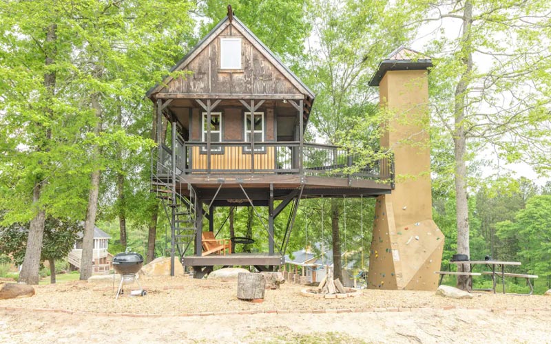 Treehouse Rentals In Alabama - Enchanted Tree House