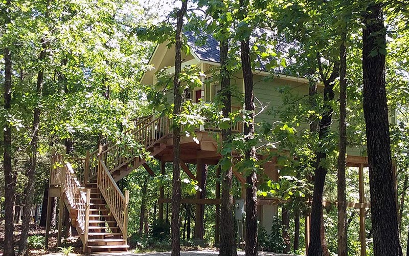 Treehouse Rentals In Arkansas - Anastasia Enchanted Treehouses