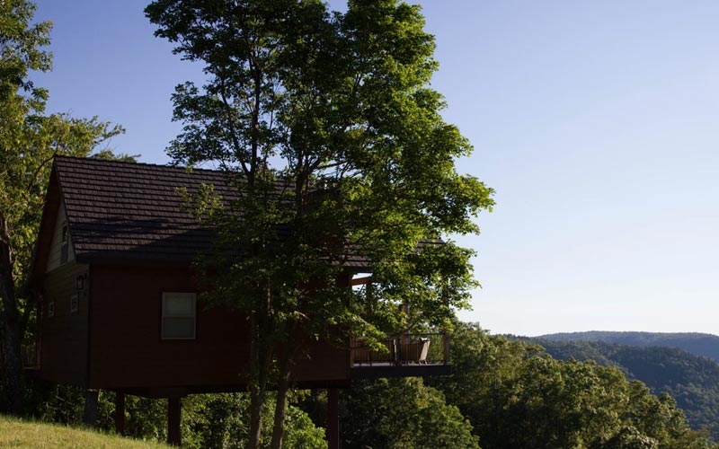 Treehouse Rentals In Arkansas - Canyon View Treehouse 