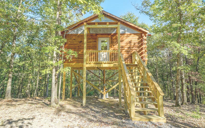Treehouse Rentals In Arkansas - Mountain Air