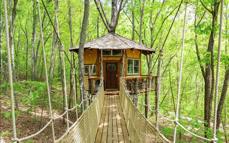 Tennessee Treehouse Rentals - Stamish Castle