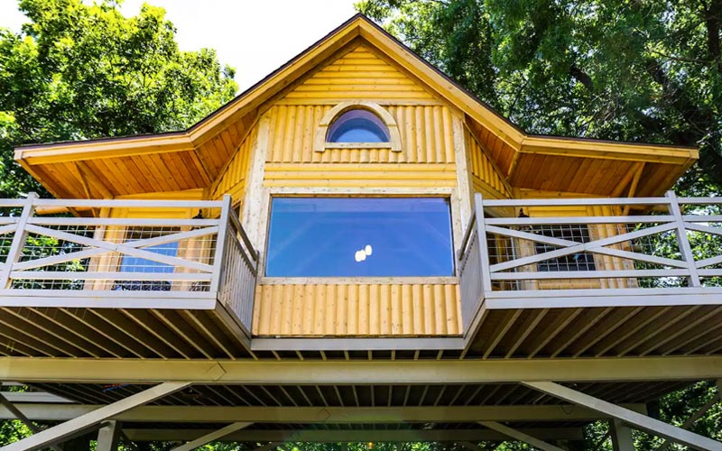 Treehouse Rentals In Oklahoma - Bird's Nest Tree House