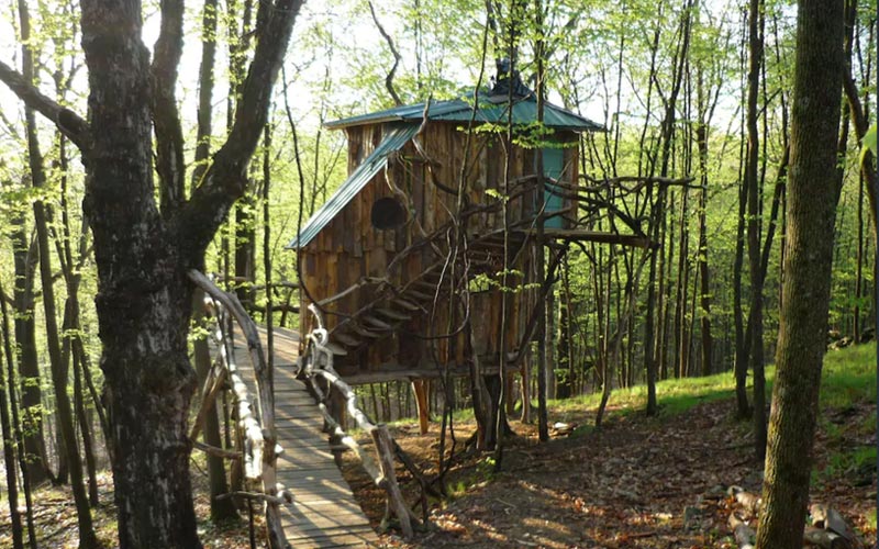 Treehouse Rentals In Vermont - Vermont Treehouse compound