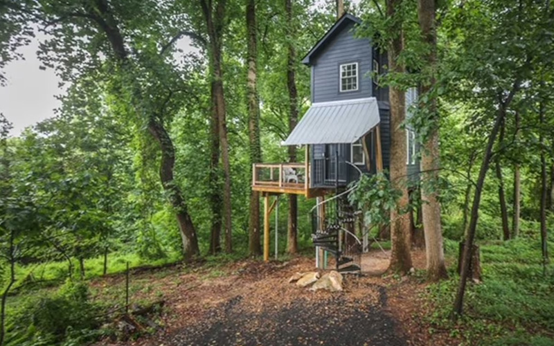 Romantic Treehouse Stay in the Sky - Treehouse Rentals In Virginia