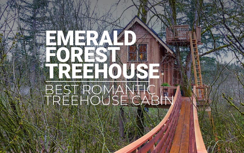 Best Romantic Treehouse Cabin - Emerald Forest Treehouse