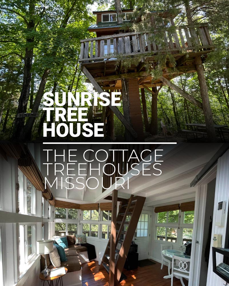 Sunrise Tree House - The Cottage Treehouses - Featured