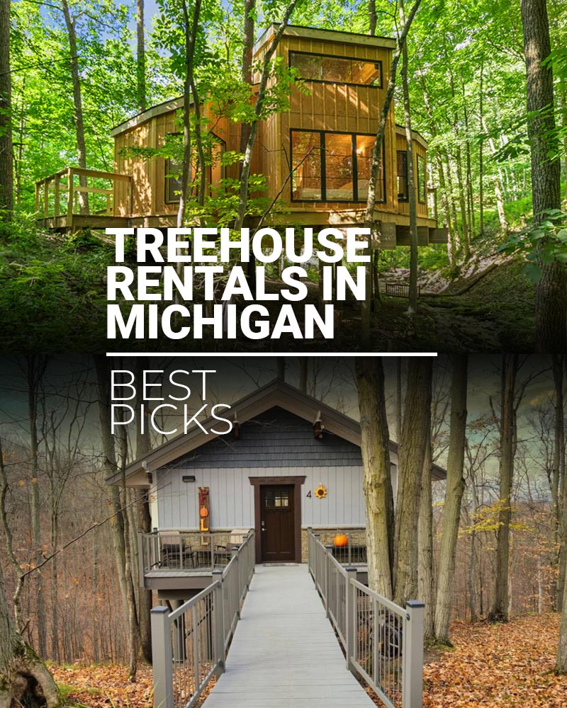 Treehouse rentals in Michigan - Featured